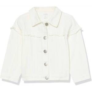 NEW MUDPIE girl's denim jacket in white